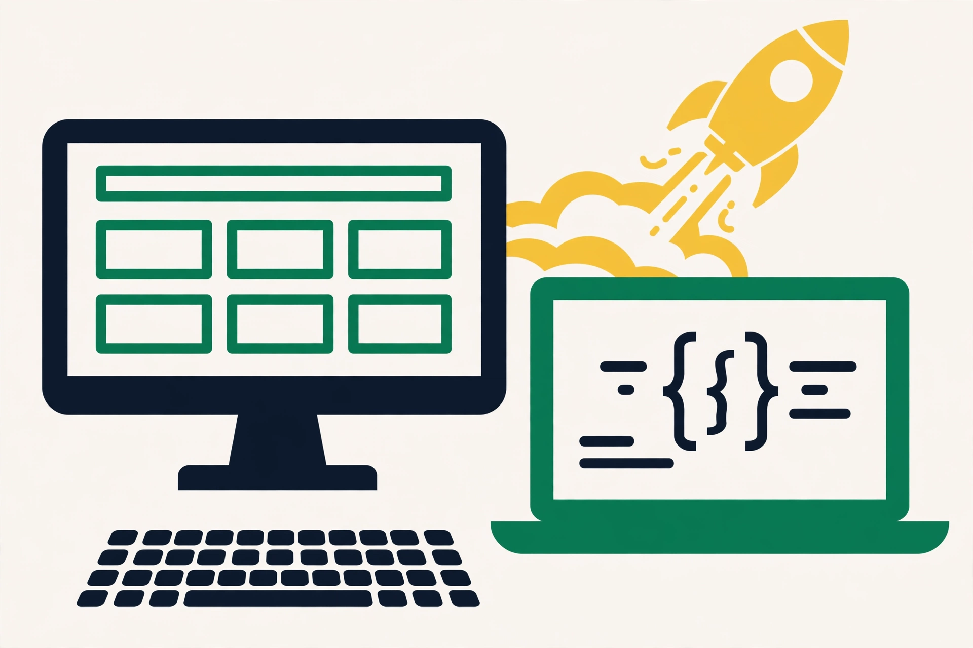 Web developer invoice template preview